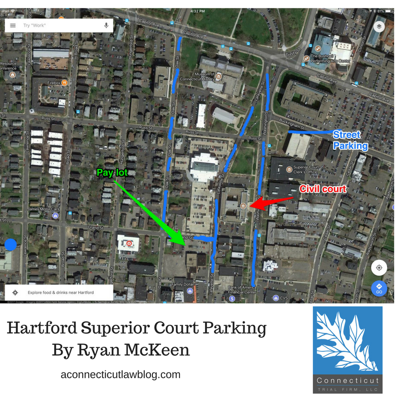 Parking at Hartford Civil Court